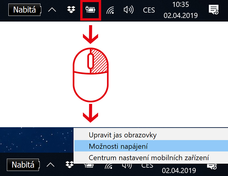 Jak se dostat do správy napájení ve Windows 10 Jak se dostat do správy napájení ve Windows 10
